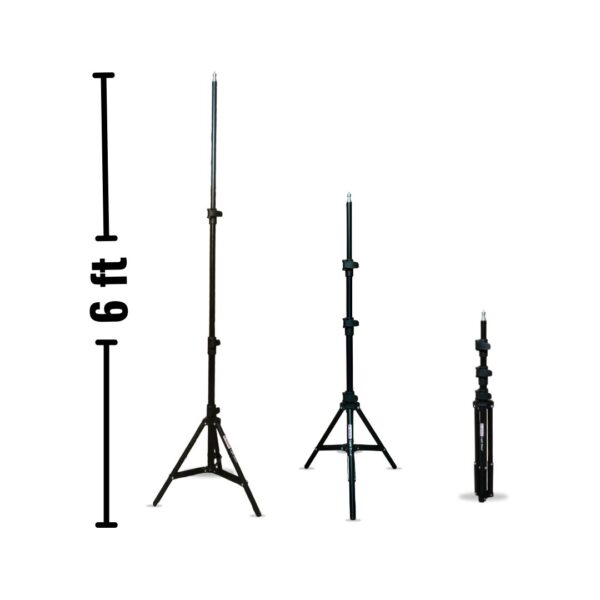 6ft Light Stand by MAJPRO fully extended